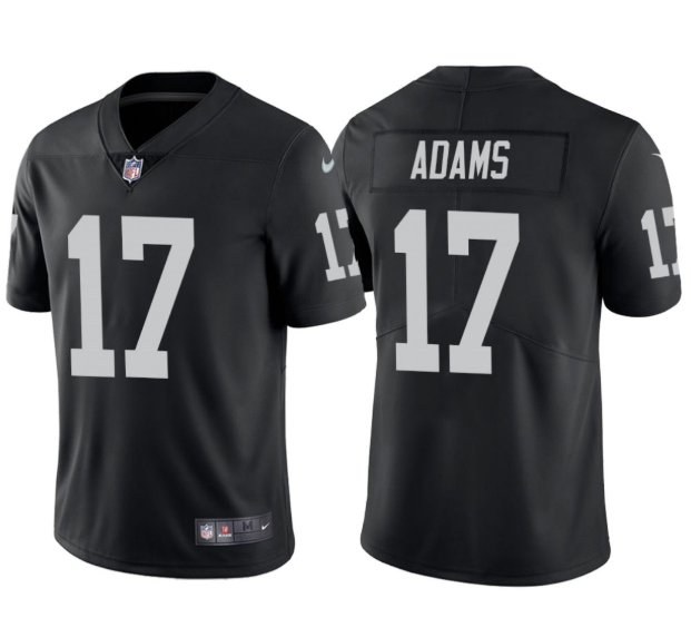 Youth Las Vegas Raiders #17 Davante Adams Black Vapor Untouchable Limited Stitched Jesey